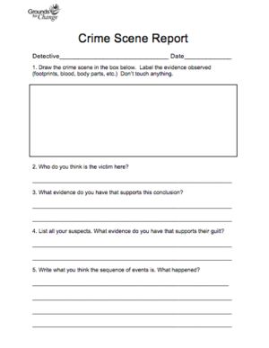 crime scene report resource activity worksheet