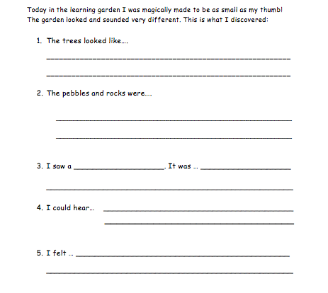 part of the garden community student activity worksheet