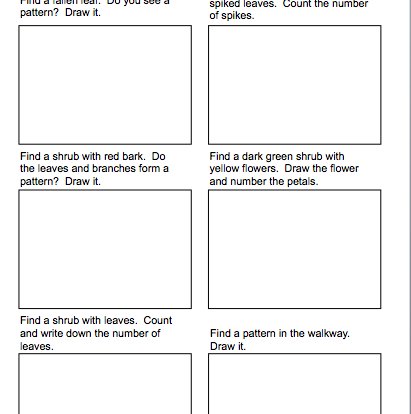 patterns and counting grade 1 student resource activity