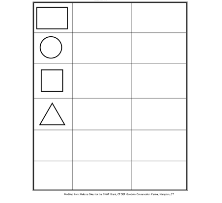 shape poems student resource workseet