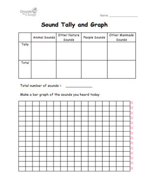 sounds tally and graph resource worksheet for students