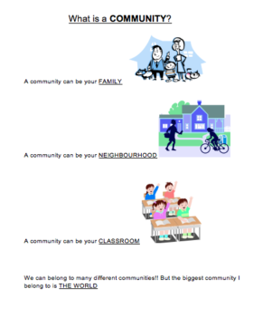 what is a community informational learning resource for students